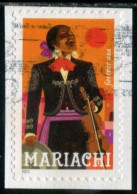 VEREINIGTE STAATEN ETATS UNIS USA 2022 MARIACHI: SINGER F USED ON PAPER SN 5705 - Used Stamps