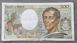 200 Francs 1985 Montesquieu - 200 F 1981-1994 ''Montesquieu''