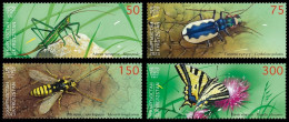 Kyrgyzstan 2024 Red Book Insects KEP Set Of 4 Stamps MNH - Kirgisistan