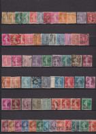 Un Lot De  63  Timbres  Oblitérés France Type Semeuse  Nuances De Couleurs !   Certains Avec Surcharge - Sonstige & Ohne Zuordnung