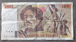 100 Francs Delacroix 1990 - 100 F 1978-1995 ''Delacroix''
