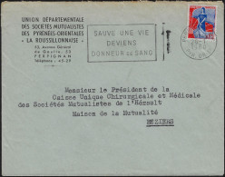 France 1960. Flamme Sauve Une Vie Deviens Donneur De  Sang - Medizin