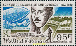 36731 MNH WALLIS Y FUTUNA 1982 50 ANIVERSARIO DE LA MUERTE DE ALBERTO SANTOS DUMONT - Nuevos