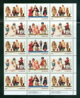 Poupées / Dolls; Mounted Police Montée; GRC / RCMP; Sc. # 1274-7; Partie De Feuille / Part Of A Pane (11149) - Unused Stamps
