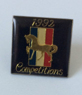 Pin's 1992 Compétitions équestre - Other & Unclassified