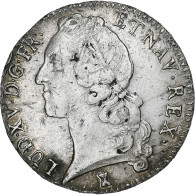 France, Louis XV, Écu Au Bandeau, 1766, Nantes, Argent, TB+, Gadoury:322 - 1715-1774 Louis  XV The Well-Beloved