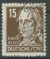 DDR 1952/53 Persönlichkeiten (Köpfe II) Wasserzeichen XI, 331 V XI Gestempelt - Gebraucht