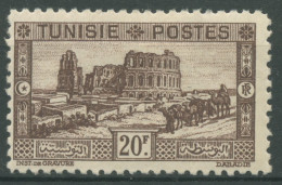 Tunesien 1934 Römisches Amphitheater El Djem 190 Mit Falz - Ongebruikt