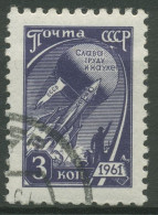 Sowjetunion 1961 Raketenstart 2441 Gestempelt - Used Stamps