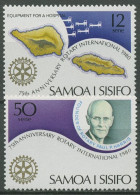 Samoa 1980 75 Jahre Rotary International 427 + 432 Postfrisch - Samoa (Staat)