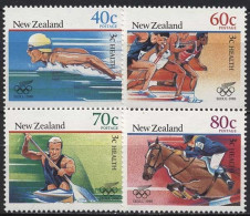 Neuseeland 1988 Gesundheit Olympische Sommerspiele Seoul 1033/36 Postfrisch - Unused Stamps