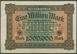 Dt. Reich 1 Million Mark 1923, DEU-96a FZ PG, Gebraucht (K1342) - 1 Mio. Mark