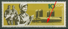 DDR 1967 15 Jahre LPG Mit Plattenfehler 1322 F 21 Postfrisch - Variétés Et Curiosités