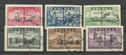 POLEN Poland 1946 Michel 421 - 426 O (CTO, Stamps Are MNH/**) - Gebruikt