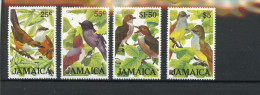 Jamaika 624-27 Postfrisch Vögel #GL794 - Jamaica (1962-...)