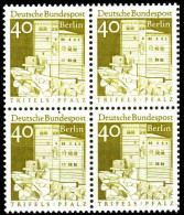 BERLIN DS D-BAUW. 2 Nr 276 Postfrisch VIERERBLOCK S027312 - Ungebraucht