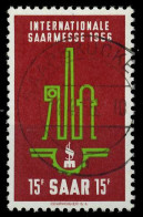 SAARLAND 1956 Nr 368 Zentrisch Gestempelt X79DC6A - Gebraucht