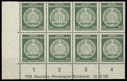 DDR DIENST HAMMER ZIRKEL Nr 37yBY DV Postfrisch SO ECKE X820A4E - Sonstige & Ohne Zuordnung