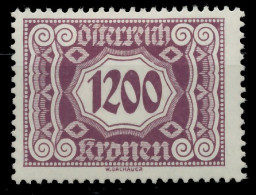 ÖSTERREICH PORTOMARKEN 1922 Nr 125 Ungebraucht X753DD2 - Postage Due