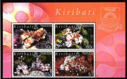 Kiribati 983-986 Postfrisch Als 4er Block, Schrimps #JV577 - Kiribati (1979-...)