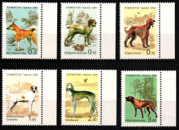 Tadschikistan 447-452 A Postfrisch Hunde #JV959 - Tadschikistan