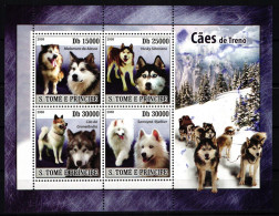 Sao Tome E Principe 3579-3582 Postfrisch Hunde, Huskies #JV987 - Otros & Sin Clasificación