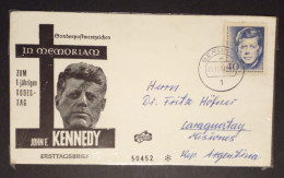 Berlin - Enveloppe Commémorative Avec Timbre Thème JFK (1964) - Kennedy (John F.)