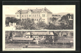 AK Balingen, Bahnhof, Ansicht Vom Sanatorium  - Balingen