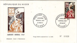 Niger Scout Jamboree FDC Cover 1967 - Niger (1960-...)