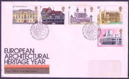 F-EX51267 UK ENGLAND FDC 1975 EDINBURGH EUROPEAN HERITAGE ARCHITECTURE.  - 1971-1980 Decimal Issues