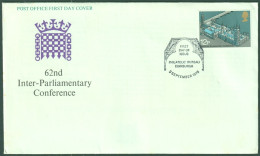 F-EX51271 UK ENGLAND FDC 1975 EDINBURGH 62nd INTER- PARLIAMENT ARCHITECTURE.  - 1971-1980 Decimal Issues