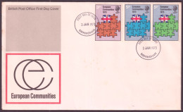 F-EX51249 UK ENGLAND FDC 1973 BIRMINGHAM EUROPEAN COMMUNITIES.  - 1971-1980 Decimal Issues