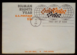 États-Unis - Enveloppe FDC Sur Le Thème Des Droits De L'homme (1968) - Neufs