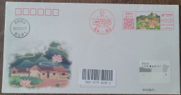 China Cover Commemorative Cover For The 130th Anniversary Of The Birth Of A Mao Great Man (Shaoshan, Hunan) With Colored - Enveloppes