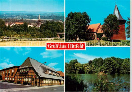 73840667 Hittfeld Panorama Kirche Spielbank Teich Hittfeld - Seevetal
