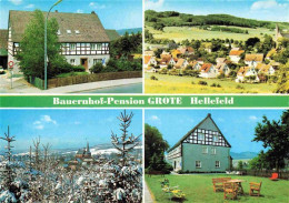 73985867 Hellefeld Bauernhof Pension Grote Garten Im Sommer Und Im Winter - Sundern
