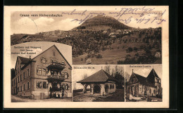 AK Göppingen, Gasthaus Zum Lamm, Barbarossa-Kapelle, Hohenstaufen  - Goeppingen