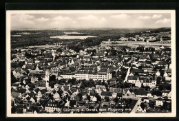 AK Günzburg A. Donau, Gesamtansicht Vom Flugzeug Aus Gesehen  - Guenzburg