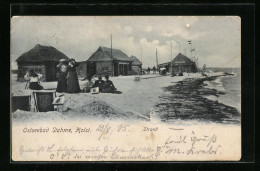 Mondschein-AK Dahme I. Holst., Strandpartie  - Dahme