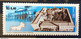 C 2493 Brazil Stamp Architectural Ensemble Of The National Archives Map 2002 - Nuovi