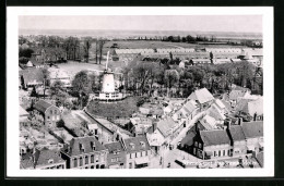 AK Rhenen, Panorama Met Molen  - Rhenen