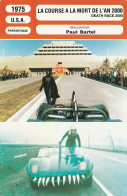 FICHE Cinéma 1975 : LA COURSE A LA MORT DE L'AN 2000 Avec David CARRADINE , Sylvester STALLONE, Simone GRIFFITH {S24-24} - Bioscoopreclame