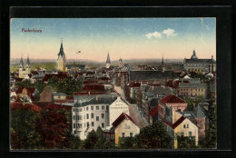 AK Paderborn, Ortsansicht Mit Cafe Palais Conditorei Von Heinrich Becker  - Paderborn