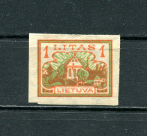 Lithuania 1923 Mi. 193U Kaunas Church Imperforated MNH** - Lithuania