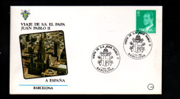 ESPAGNE 1985 VISITE PAPE JEAN PAUL II EN ESPAGNE - BARCELONA - Papi