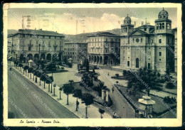 La Spezia Città Piazza Brin Chiesa FG Cartolina JK0276 - La Spezia