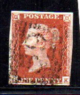 Großbritannien, 1841, Freim. Königin Viktoria, 1p, MiNr. 3 Mit Nummernstempel  (14900W) - Used Stamps