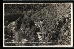 AK Bad Blankenburg (Thür.Wald), Blick Auf Die Siegfriedklippe  - Bad Blankenburg