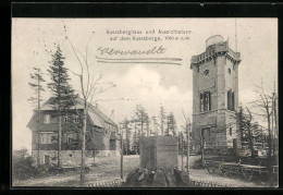 AK Wildenthal, Auersberghaus Und Aussichtsturm Auf Dem Auersberg  - Auersberg