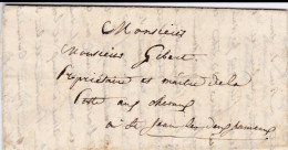 LAC De Le Tremblay (78 Ou 93 ?) Pour Saint-Jean-les-Deux-Jumeaux (77) - 4 Août 1842 - Sans Marque Postale - 1801-1848: Precursors XIX